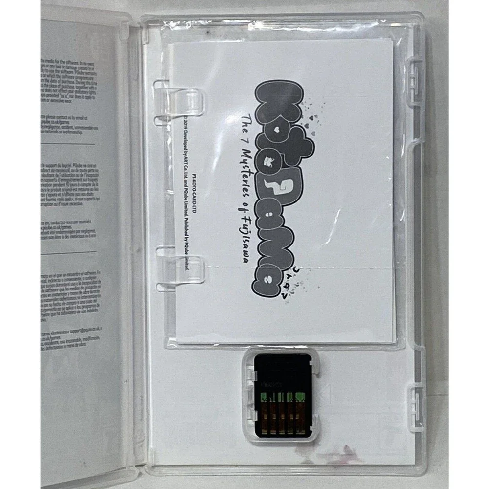 Kotodama The 7 Mysteries of Fujisawa Nintendo Switch Complete w/ Sealed Cards
